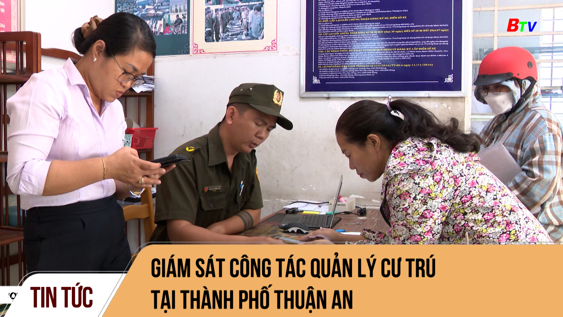 Giám sát công tác quản lý cư trú tại thành phố Thuận An